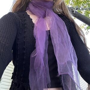 Elegant Purple Scarf